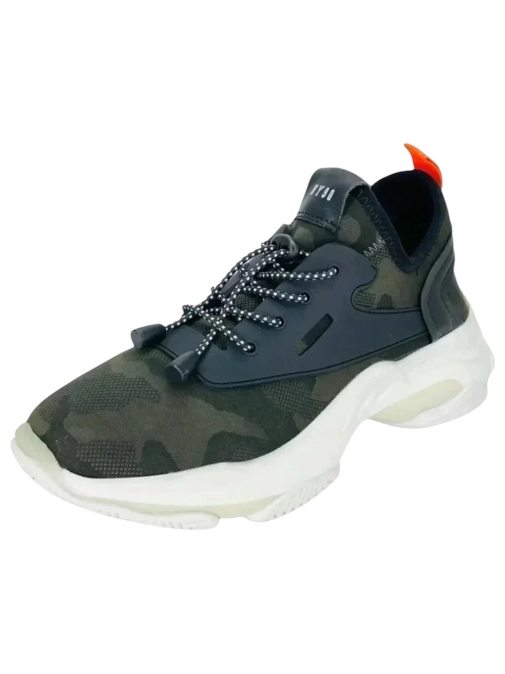 Steve Madden Impact Camouflage Mid Top Mens Fashion Sneakers Size 7M - Picture 1 of 13